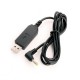 Зарядный адаптер USB для аккумуляторов раций Baofeng