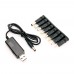  Адаптер питания повышающий DC USB 5V-12V 1.3A с 8 разъемами купить