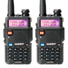  Рация Baofeng UV-5R 8W IP54 1800 мАч комплект 2 шт купить