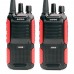  Комплект раций Baofeng 999S 2 шт. IP54 1800 мАч Красный купить