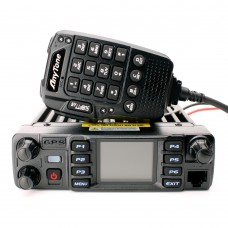 Рация автомобильная цифровая Anytone AT-D578UV PLUS, AES256 55W UHF VHF IP54 BLUETOOTH GPS
