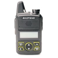 Рация Baofeng BF-T1 Mini 2W IP54 1500 мАч Micro-USB UHF Черный