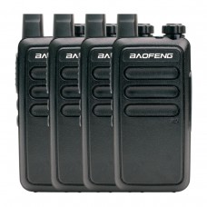  Рация Baofeng BF-R5 5W IP54 1500 мАч Type-C UHF Черный комплект 4 шт купить
