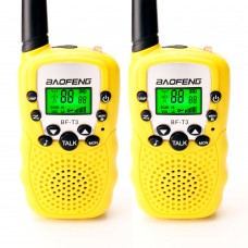 Комплект раций Baofeng BF-T3 2 шт. с батарейками 2W IP54 UHF Чёрный