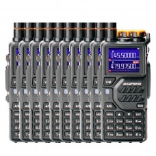  Рация Baofeng BF-K5 Plus 10W IP54 2500 мАч Type-C Черный комплект 10 шт купить