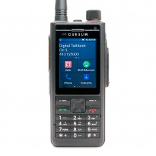 Цифровая рация QUESUM MAX11 AES-256 5W IP68 2800 мАч GPS UHF Черный