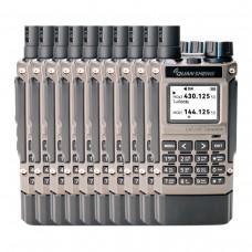 Рация Quansheng UV-K1(8) 5W IP54 2500 мАч Type-C Черный комплект 10 шт