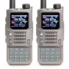  Комплект раций Baofeng RD-55 Pro 2 шт. 10W IP54 2500 мАч GPS Bluetooth Type-C Серый купить