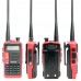  Рация Baofeng UV-S9 Tri-Band 8W IP54 2800 мАч Красный