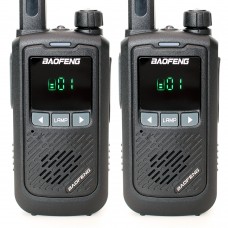 Комплект раций Baofeng BF-T17 2 шт. IP54 1500 мАч Type-C Черный