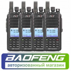  Цифровая рация TYT MD-UV390 AES-256 10W IP67 3600 мАч Type-C GPS Черный комплект 4 шт купить