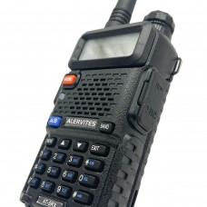 Комплект раций Alervites AT-5RX 2 шт. IP54 5W 1800 мАч Type-C Черный