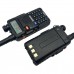  Комплект раций Alervites AT-5RX 2 шт. IP54 5W 1800 мАч Type-C Черный