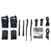  Комплект раций Alervites AT-5RX 2 шт. IP54 5W 1800 мАч Type-C Черный