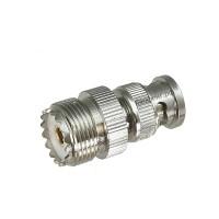 Переходник антенный BNC вилка на UHF (PL-259, SO-239) розетка 