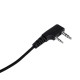 Гарнитура наушники закрытого типа для рации Baofeng, TYT, Quansheng IP54 K-Plug