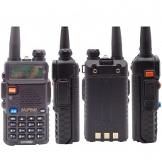Рация Baofeng UV-5R Tri-Band 5W IP54 1800 мАч Черный