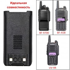Аккумулятор для рации Baofeng BF-A58, BF-9700 1800 мАч Черный