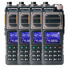  Рация Baofeng UV-25 Pro 10W IP54 5200 мАч Type-C GPS Черный комплект 4 шт купить