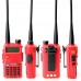 Рация Baofeng UV-5R 8W IP54 1800 мАч Красный фото 2 Рация Baofeng UV-5R 8W IP54 1800 мАч Красный