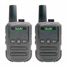 Комплект раций WLN KD-C52 5W IP54 1000 мАч Micro-USB Черный